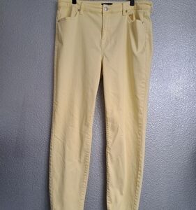 Buffalo David Bitton Pale Yellow High Rise Jeans